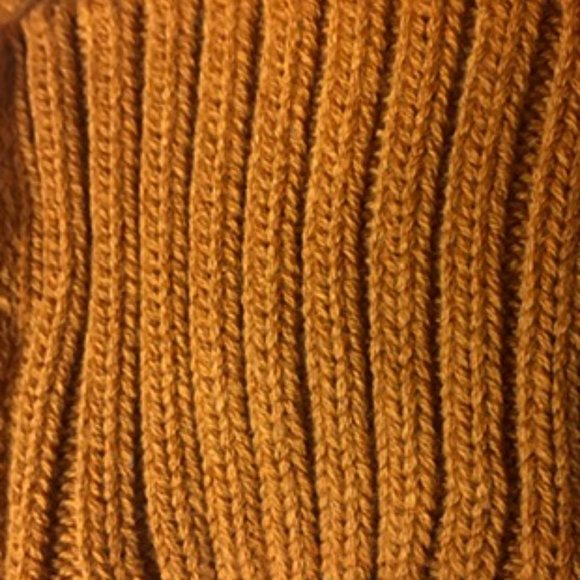 ASOS Cropped Turtleneck Sweater Rust/Brown - Picture 4 of 5